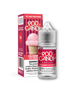 Pod Candy Strawberry Ice Cream