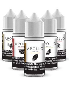 5 PACK x 30ml - Apollo Salt Nic E-Liquids Bundle Pack