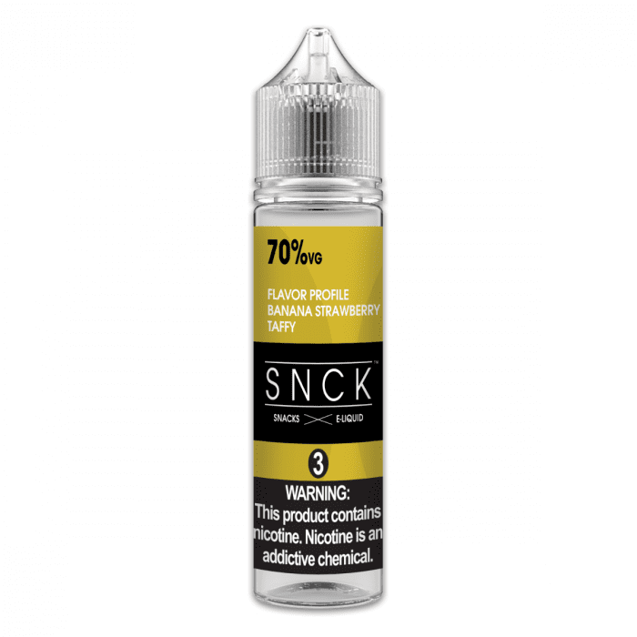 SNCK Banana Strawberry Taffy Max VG E-Liquid