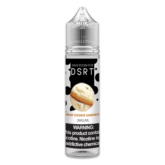 DSRT Vanilla Bean Ice Cream Sugar Cookie Sandwich Max VG E-Liquid