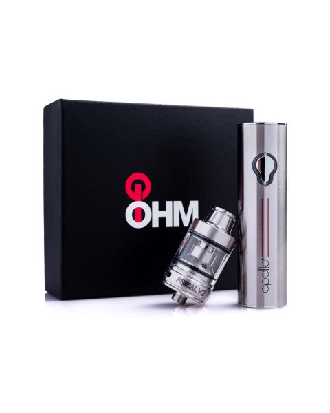 OHM GO Vaping Kit 50W battery + top filling tank by Apollo (VERSION 2)